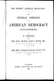 Tapa de The Internal Condition of the American Democracy