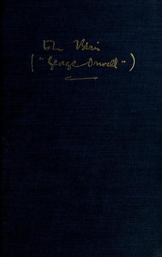 Tapa de Collected essays, journalism and letters of George Orwell Volume 1