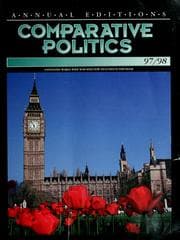 Tapa de Comparative politics 97/98