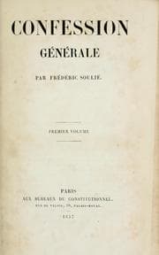 Tapa de Confession générale