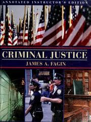 Tapa de Criminal justice