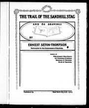 Tapa de The trail of the sandhill stag