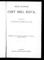 Tapa de High school cadet drill manual