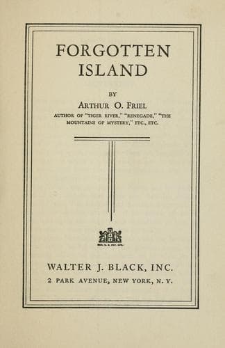 Tapa de Forgotten island