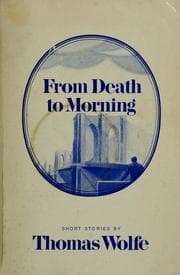 Tapa de From death to morning.