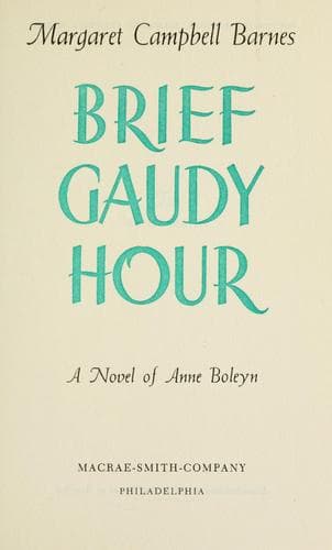 Tapa de Brief gaudy hour