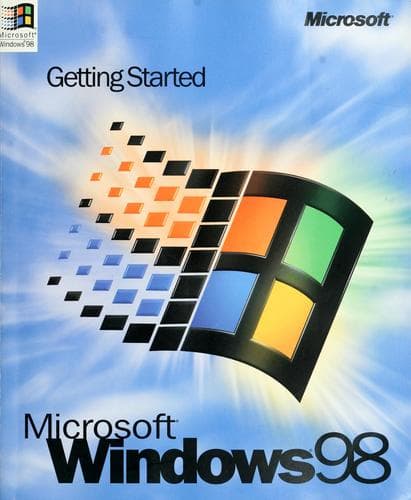 Tapa de Getting started, Microsoft Windows 98