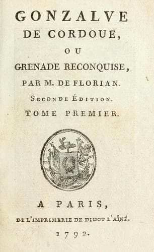 Tapa de Gonzalve de Cordoue