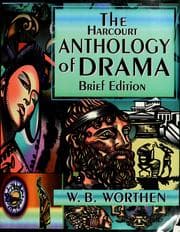 Tapa de The Harcourt anthology of drama