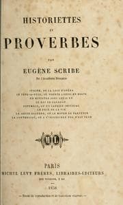 Tapa de Historiettes et proverbes