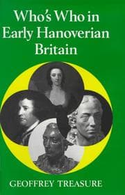 Tapa de Who's Who in Early Hanoverian Britain, 1714-89 (Who's Who in British History S.)