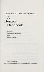 Tapa de Hospice handbook