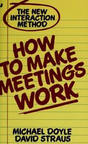 Tapa de How to make meetings work