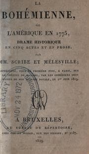 Tapa de La bohémienne