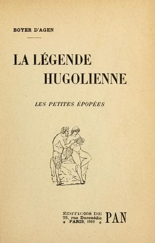 Tapa de légende hugolienne