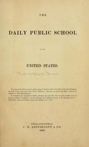 Tapa de The daily public school in the United States ...