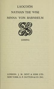 Tapa de Laocoön, Nathan the Wise, Minna von Barnhelm