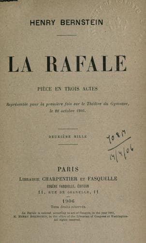 Tapa de La rafale