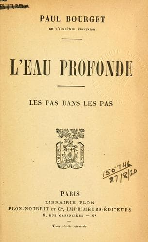 Tapa de L' eau profonde