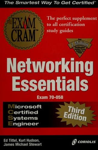 Tapa de MCSE networking essentials exam cram