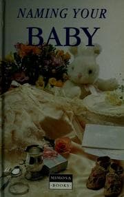 Tapa de Naming your baby.