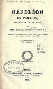 Tapa de Napoléon en paradis