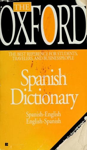 Tapa de The Oxford Spanish dictionary