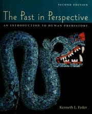Tapa de The past in perspective