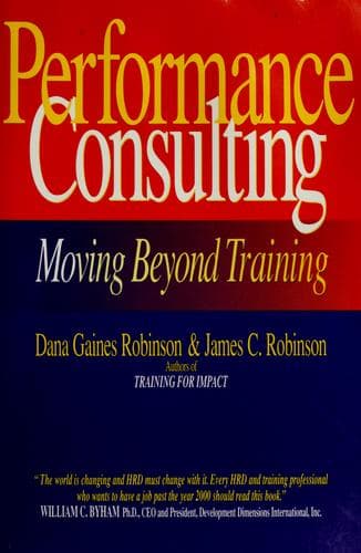 Tapa de Performance consulting
