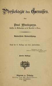Tapa de Physiologie des Genusses