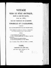 Tapa de Voyage vers le pôle arctique dans la baie de Baffin, fait en 1818, par les vaisseaux de Sa Majesté l'Isabelle et l'Alexandre