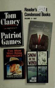 Tapa de Reader's Digest Condensed Books--Volume 5 1987