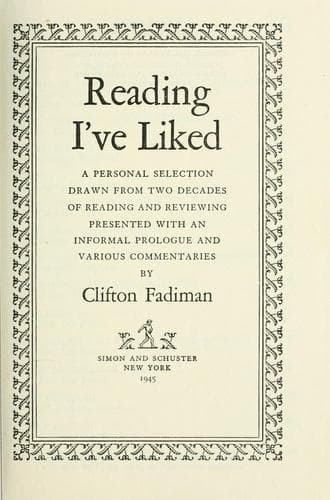 Tapa de Reading I've liked
