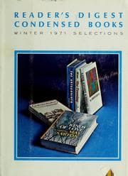 Tapa de Reader's Digest Condensed Books--Winter 1971 Selections