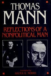 Tapa de Reflections of a nonpolitical man