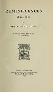 Tapa de Reminiscences, 1819-1899