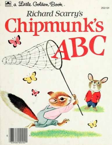 Tapa de Richard Scarry's Chipmunk's ABC