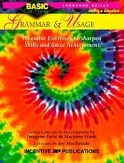 Tapa de Grammar and Usage: Grades 6-8