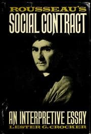 Tapa de Rousseau's Social contract