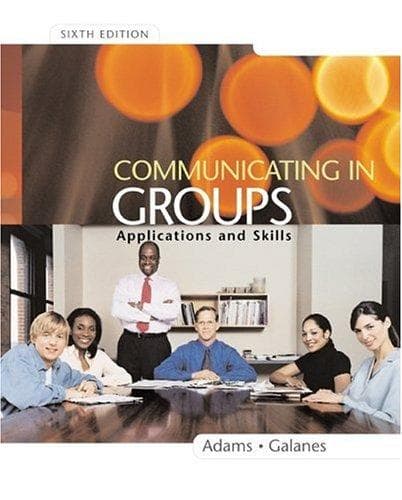 Tapa de Communicating in groups : applications and skills