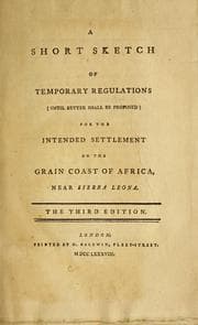 Tapa de A short sketch of temporary regulations (until better shall be proposed)