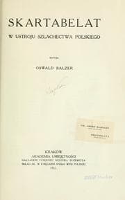 Tapa de Skartabelat w ustroju szlachetstwa polskiego