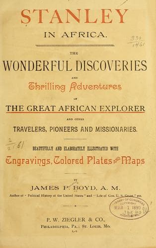Tapa de Stanley in Africa