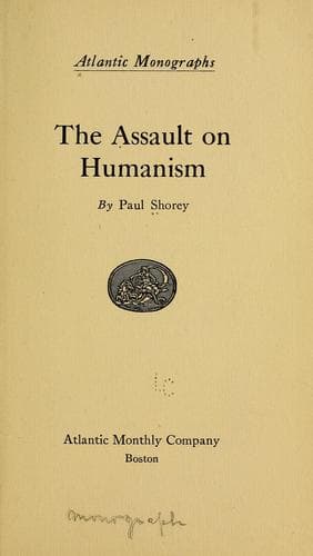 Tapa de assault on humanism
