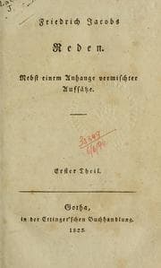Tapa de Vermischte Schriften