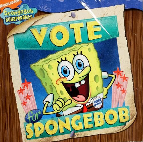Tapa de Vote for SpongeBob!