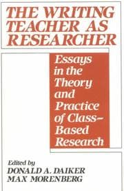 Tapa de The Writing teacher as researcher