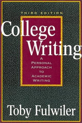 Tapa de College writing