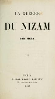 Tapa de La guerre du Nizam