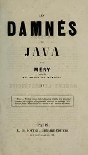 Tapa de Les damnés de Java